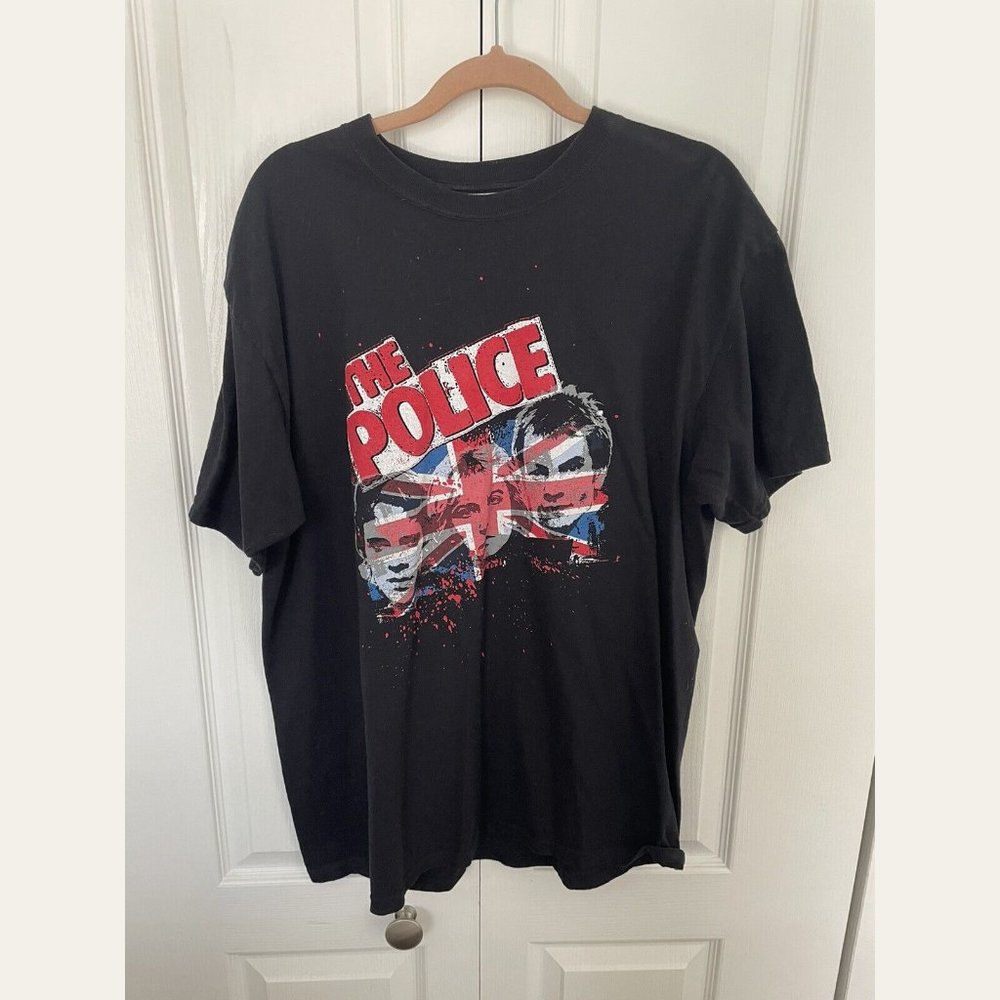 VINTAGE THE POLICE CONCERT 2007-08 TOUR SHIRT SIZE XL AUTHENTIC RARE - Band VTG
